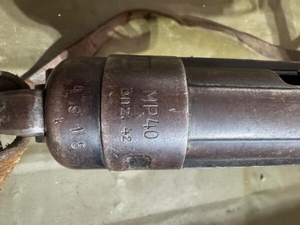 Authentic MP40  – Deactivated WWII German Submachine Gun - Image 4