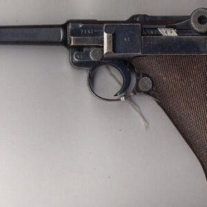 Mauser 9mm Luger P-08 WWII Replica Pistol – Detailed Model