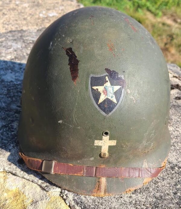 2ND INFANTRY DIVISION CHAPLAIN'S COMBAT HELMET