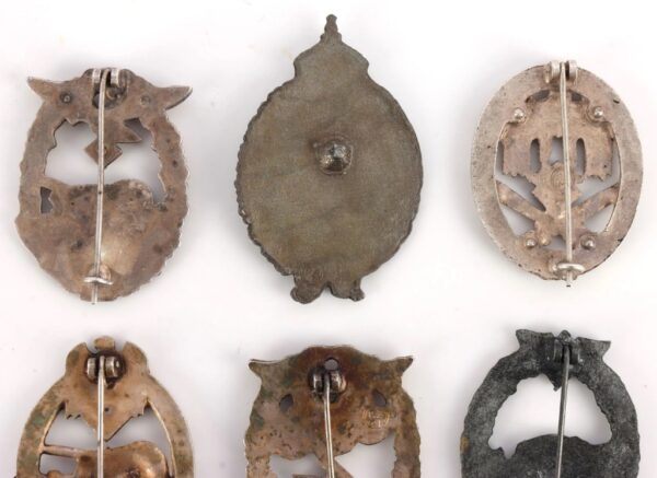 8 WWII GERMAN THIRD REICH BADGES - Image 5